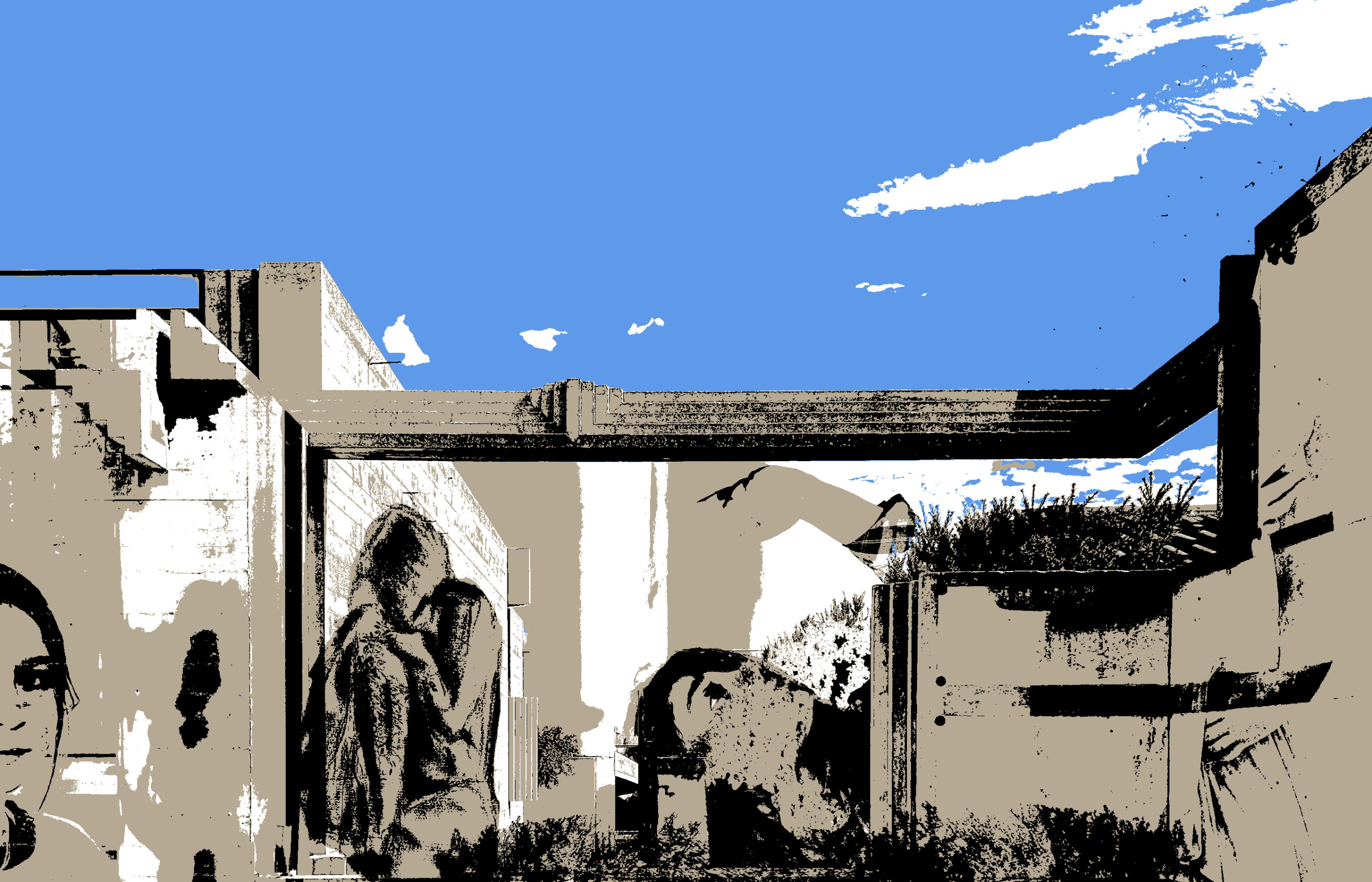 Original image with 4 colors.