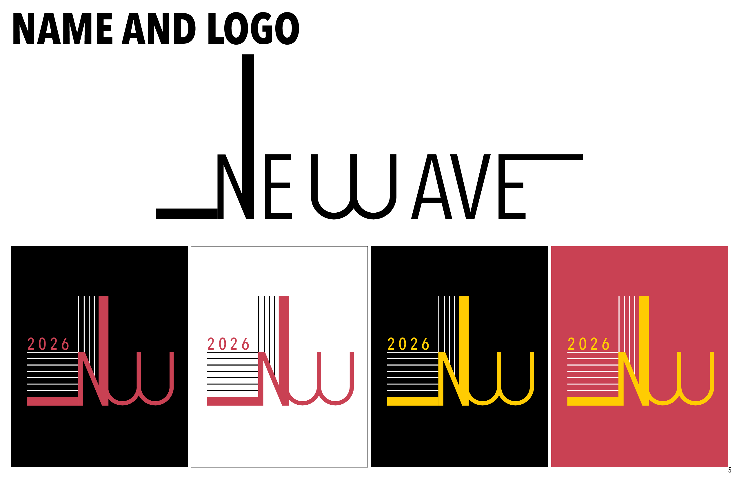 Name and logo of festival.